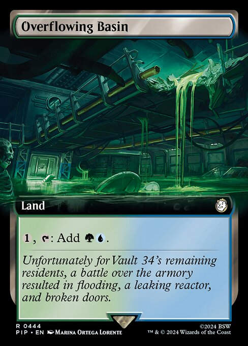 Overflowing Basin (pip) (444) / Extended Art