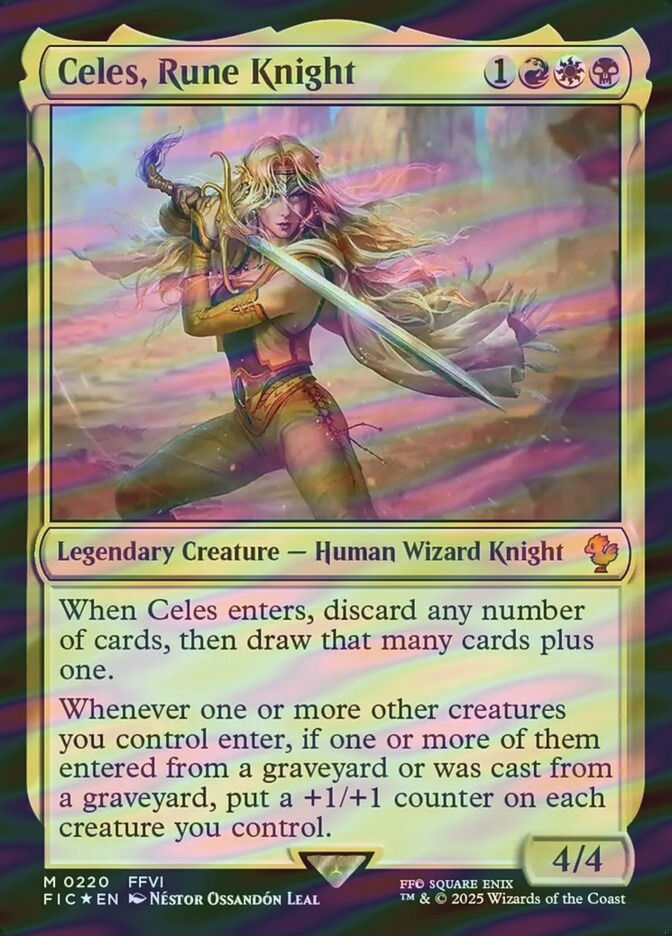 Celes, Rune Knight (FIC) (220) / Surge Foil