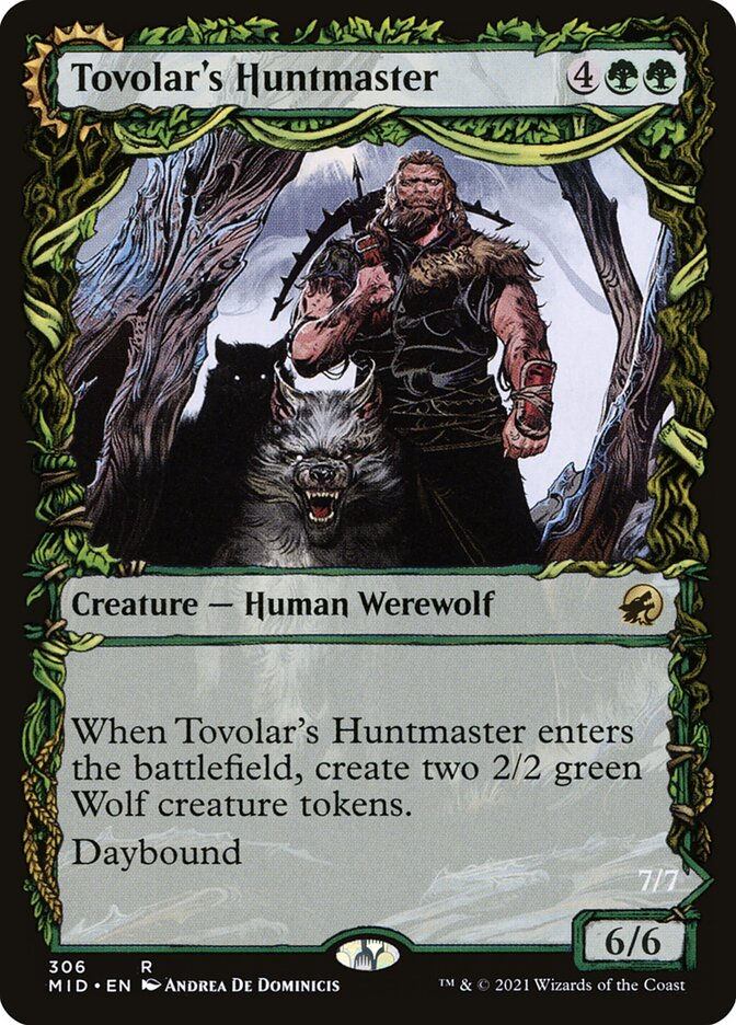 Tovolar's Huntmaster // Tovolar's Packleader (MID) (306) / Showcase — cara 1 de 2