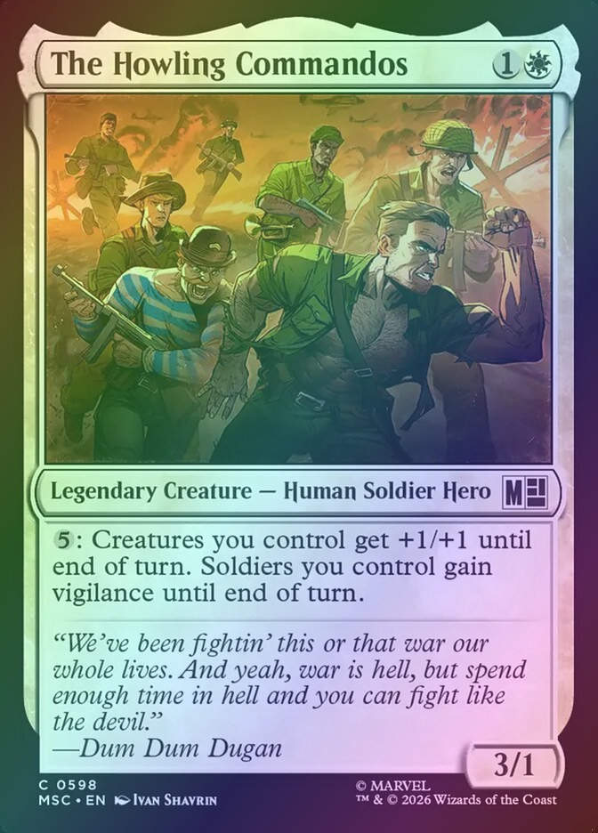 The Howling Commandos (MSC) (598) / Foil