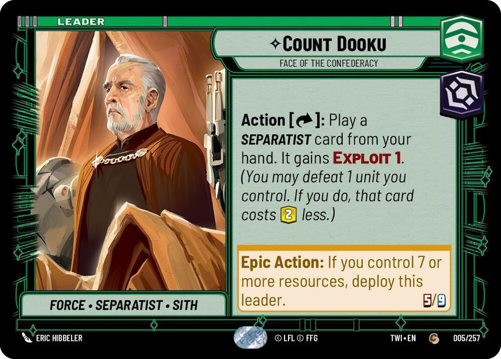 Count Dooku - Face of the Confederacy (TWI) (005/257)