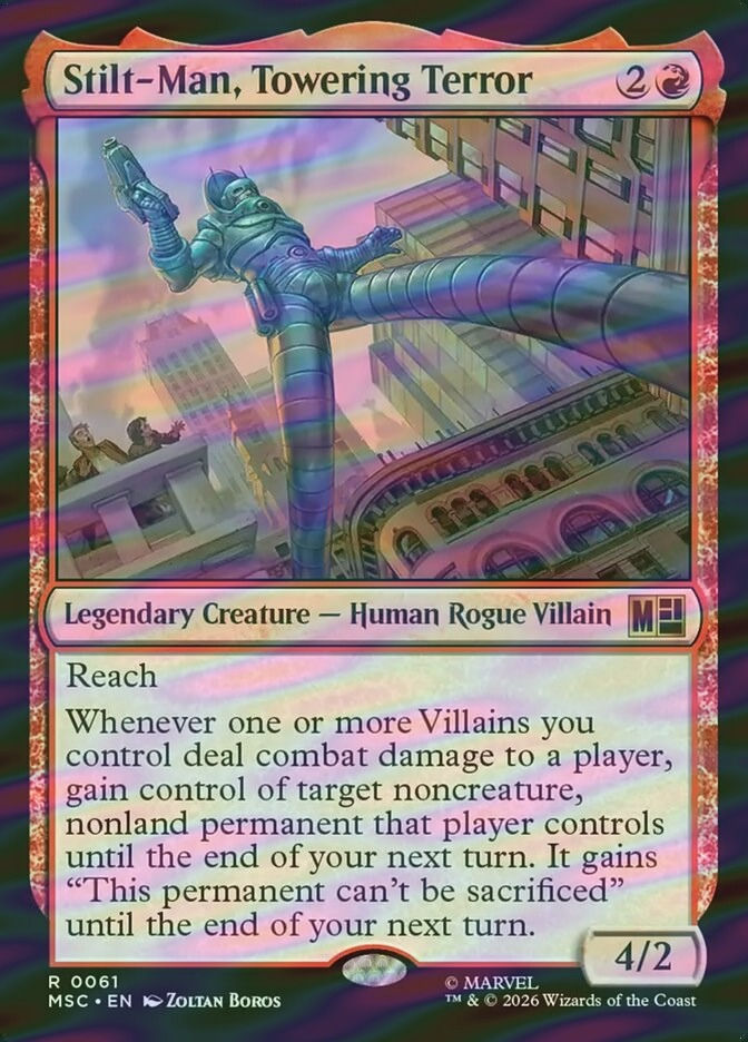Stilt-Man, Towering Terror (MSC) (61) / Surge Foil