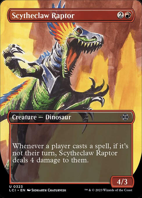 Scytheclaw Raptor (lci) / Borderless