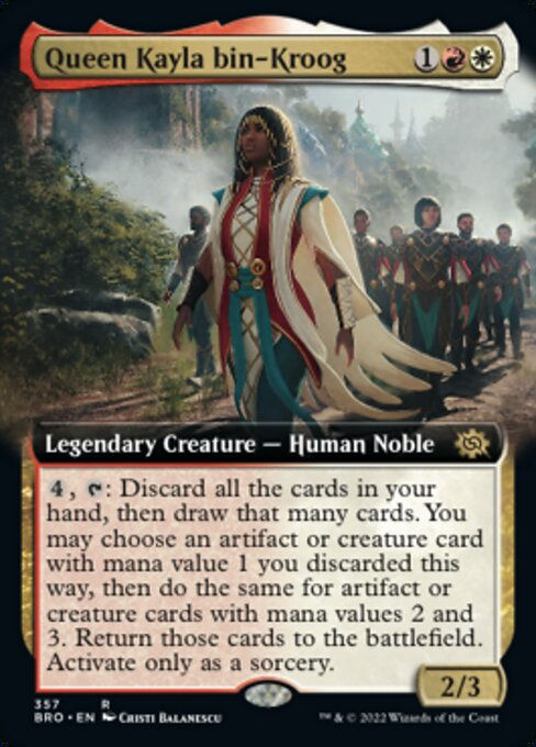 Queen Kayla bin-Kroog (BRO) / Extended Art