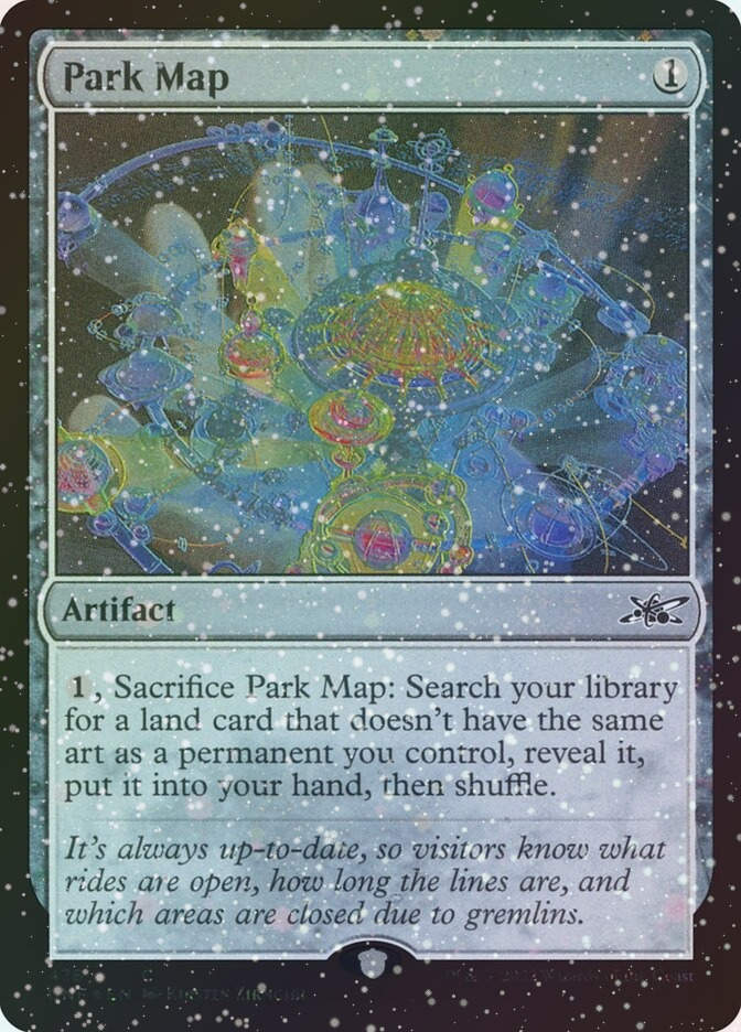 Park Map (UNF) (476) / Galaxy Foil