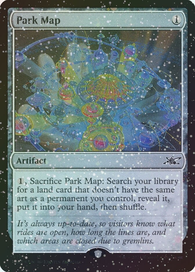Park Map (UNF) (476) / Galaxy Foil