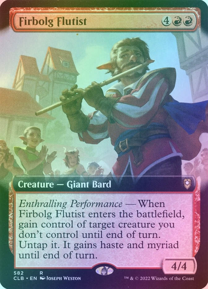 Firbolg Flutist (CLB) (582) / Extended Art / Foil