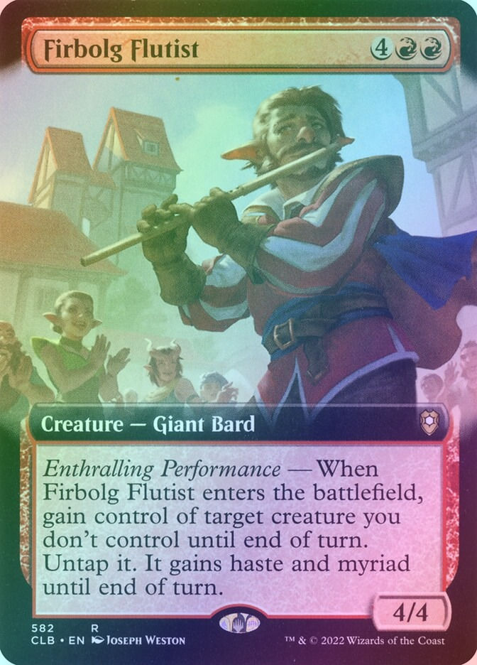 Firbolg Flutist (CLB) (582) / Extended Art / Foil