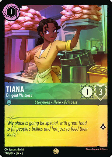 Tiana - Diligent Waitress (LOR_ROF) / Foil