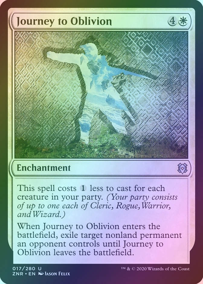 Journey to Oblivion (ZNR) (17) / Foil