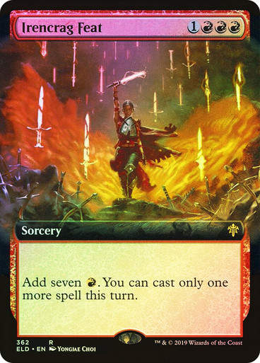 Irencrag Feat (ELD) (362) / Extended Art / Foil