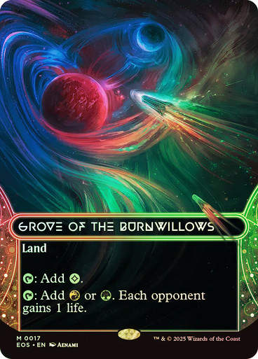Grove of the Burnwillows (EOS) (17) / Borderless / Foil