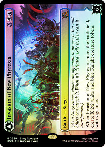 Invasion of New Phyrexia // Teferi Akosa of Zhalfir (mom) / Foil — cara 1 de 2