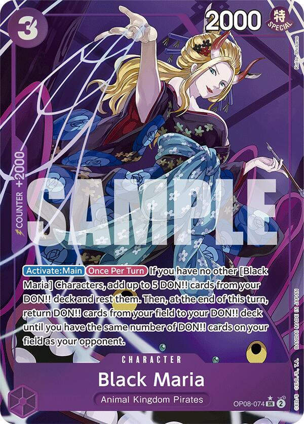 Black Maria (Parallel) (OP08-074) / Foil