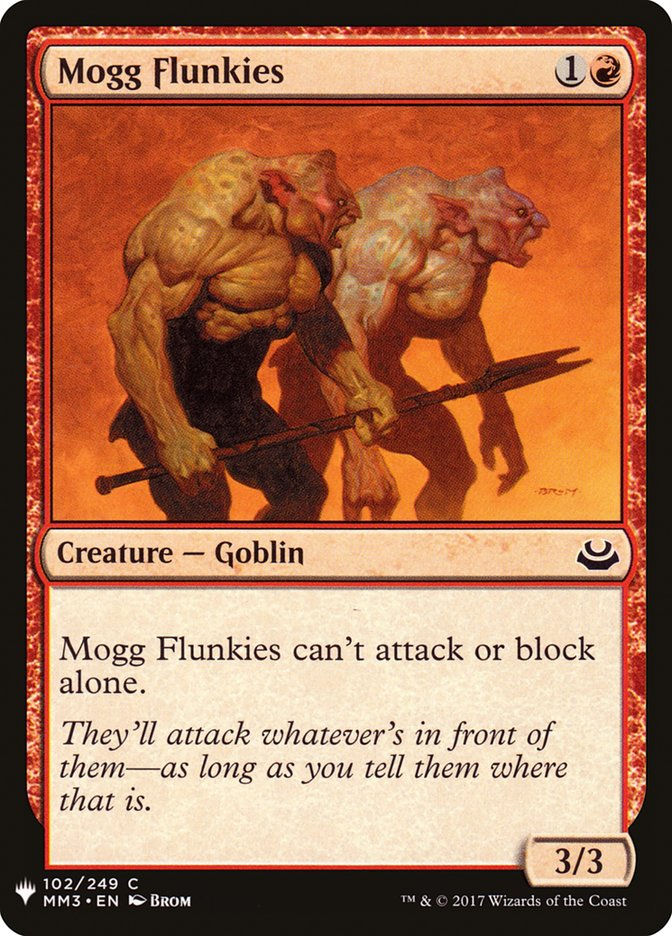 Mogg Flunkies (MYS)