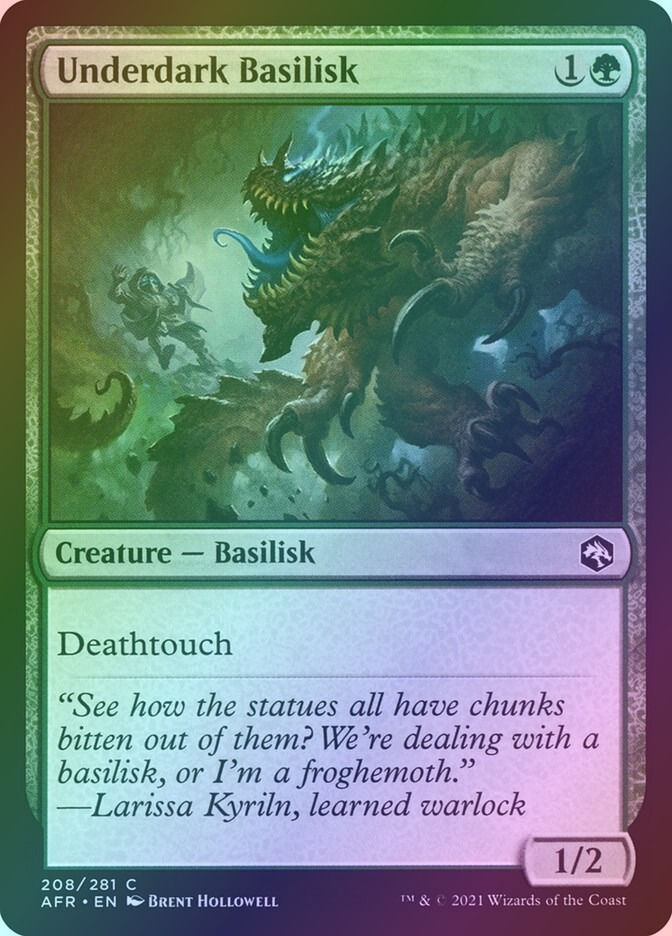 Underdark Basilisk (AFR) (208) / Foil