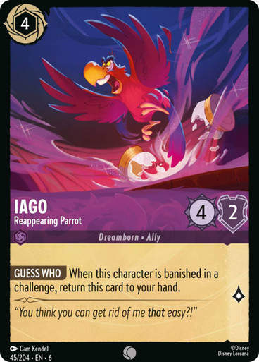 Iago - Reappearing Parrot (LOR_AZU)