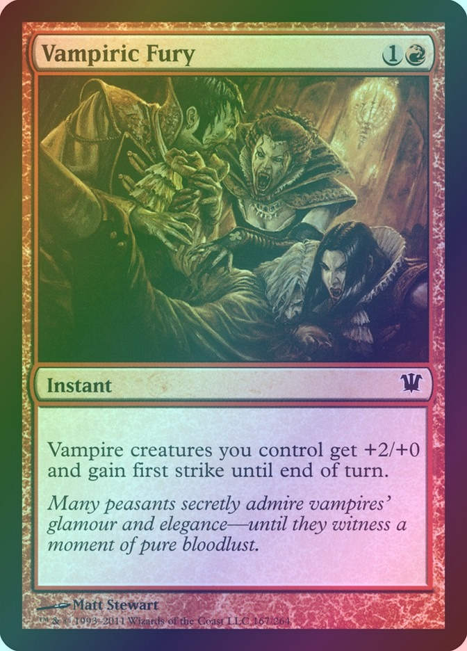 Vampiric Fury (ISD) (167) / Foil