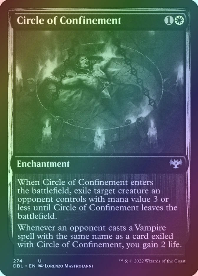 Circle of Confinement (DBL) (274) / Foil