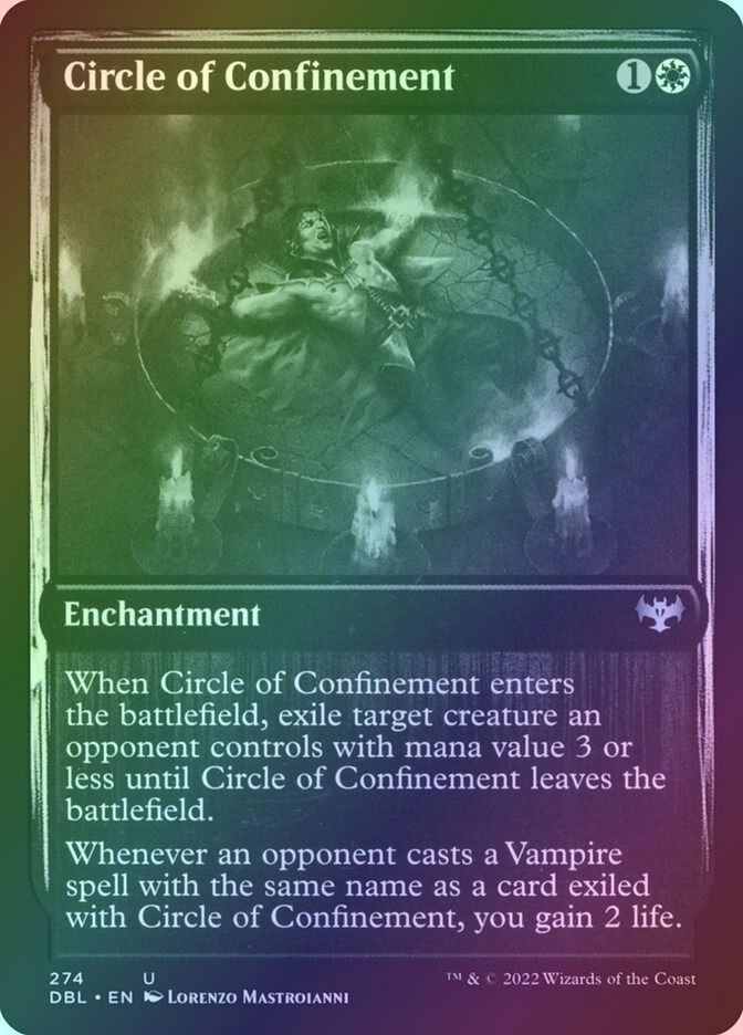 Circle of Confinement (DBL) (274) / Foil