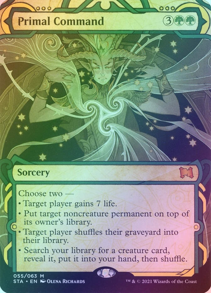 Primal Command (STA) (55) / Borderless / Showcase / Foil