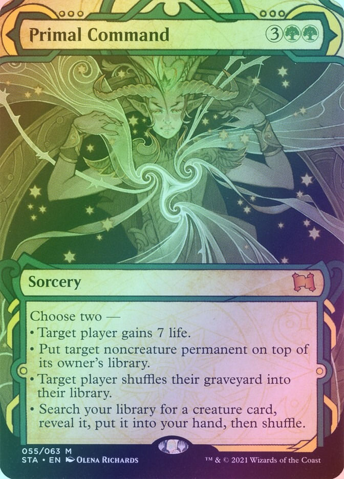 Primal Command (STA) (55) / Borderless / Showcase / Foil