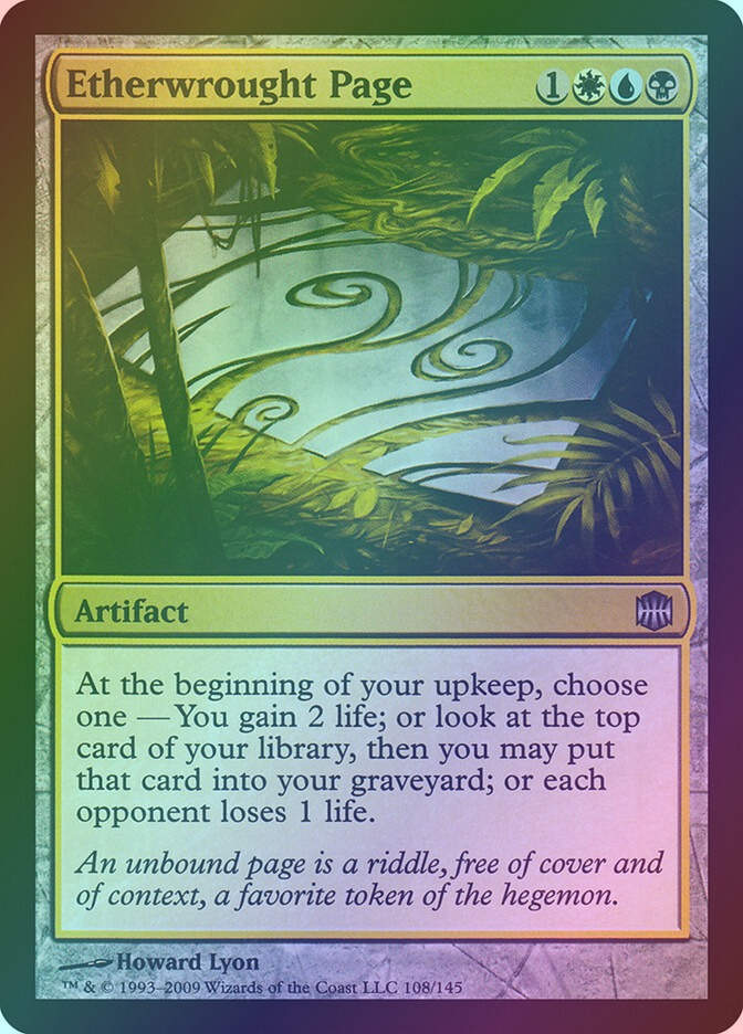 Etherwrought Page (ARB) (108) / Foil