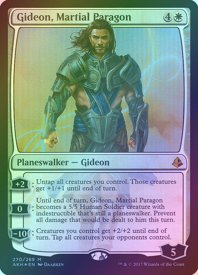 Gideon, Martial Paragon (AKH) (270) / Foil