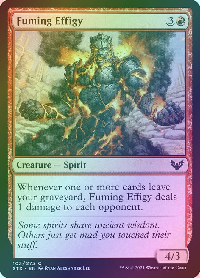 Fuming Effigy (STX) (103) / Foil