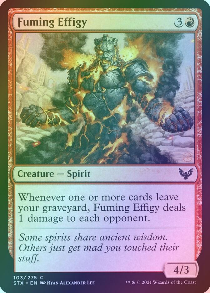 Fuming Effigy (STX) (103) / Foil