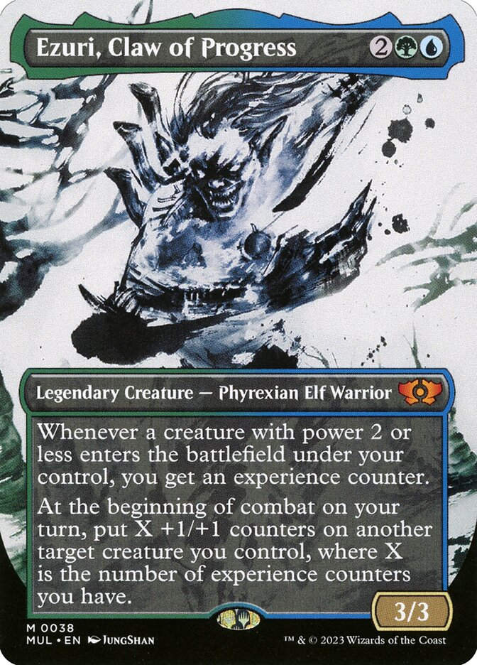Ezuri, Claw of Progress (MUL) (38) / Borderless / Showcase