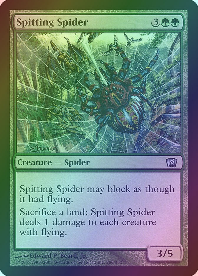 Spitting Spider (8ED) (280★) / Foil