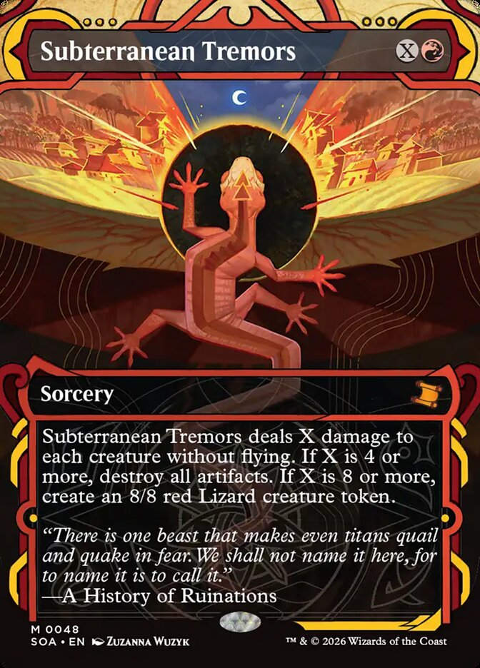 Subterranean Tremors (SOA) (48) / Borderless / Showcase
