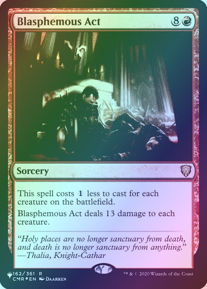 Blasphemous Act (PLST) (CMR-162) / Foil