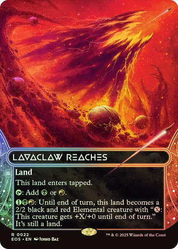 Lavaclaw Reaches (EOS) (22) / Borderless / Foil