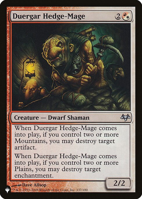 Duergar Hedge-Mage (PLST) (EVE-137)