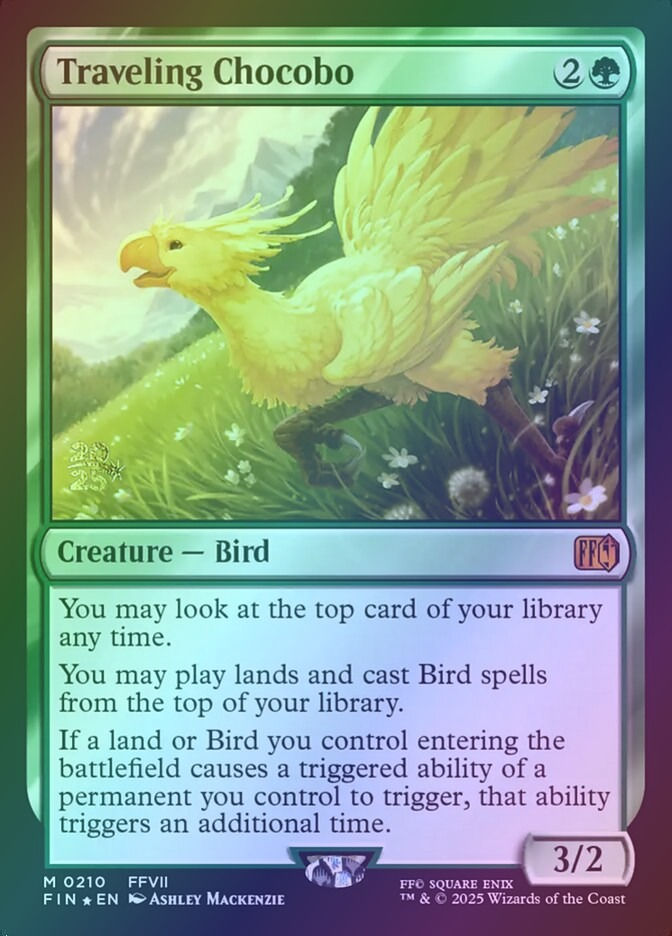 Traveling Chocobo (PFIN) (210s) / Foil
