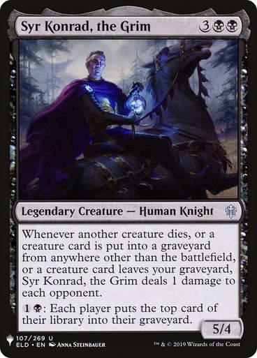 Syr Konrad, the Grim (PLST) (ELD-107)