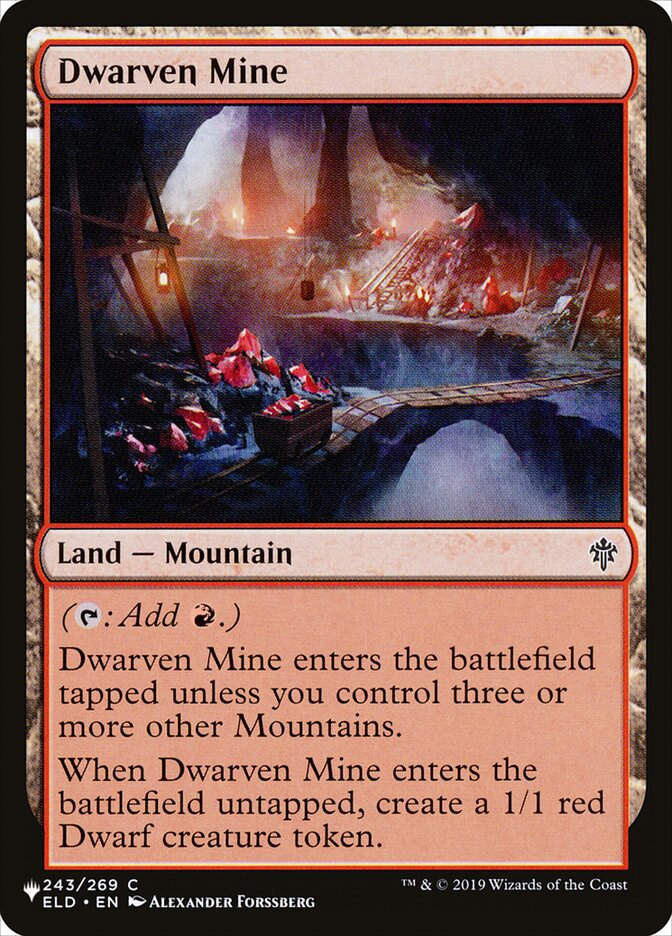 Dwarven Mine (PLST) (ELD-243)