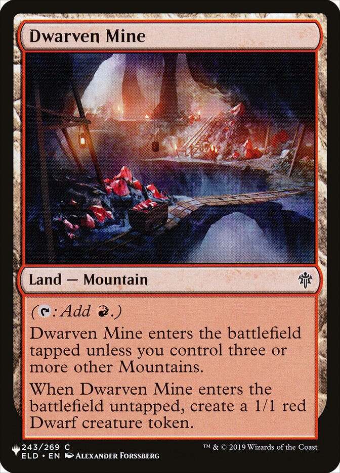 Dwarven Mine (PLST) (ELD-243)
