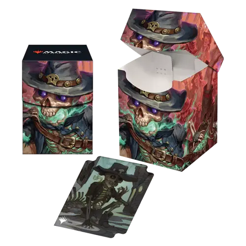Miniatura: Outlaws of Thunder Junction Tinybones, the Pickpocket Key Art 100+ Deck Box®
