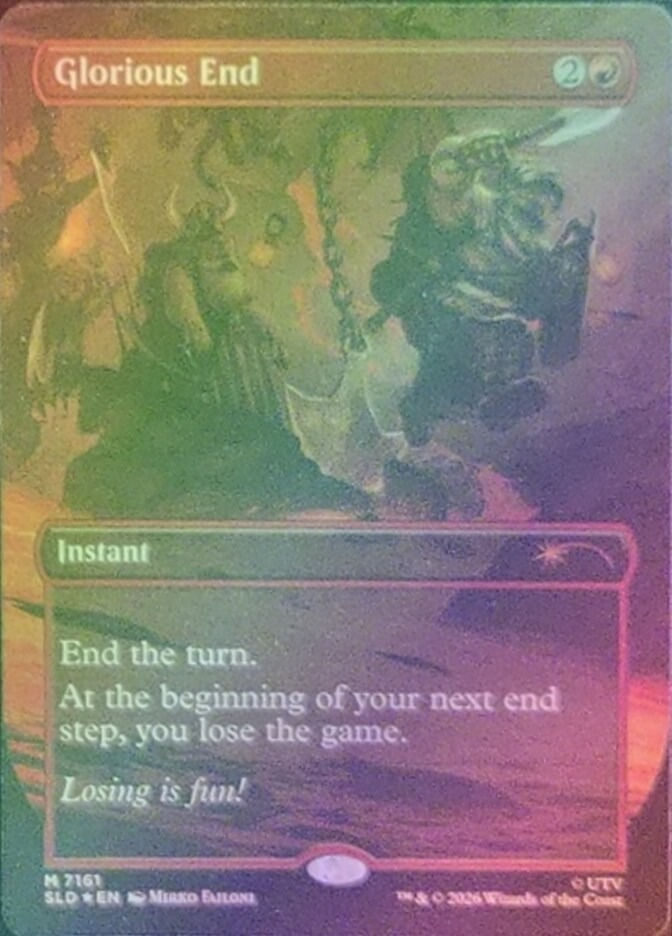 Glorious End (SLD) (7161) / Borderless / Foil