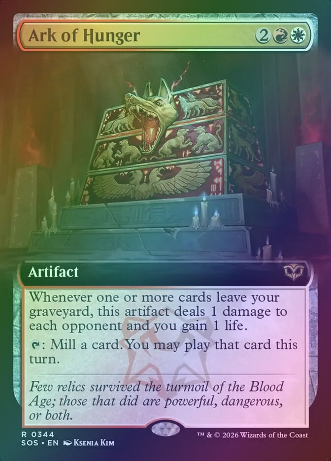 Ark of Hunger (SOS) (344) / Extended Art / Foil
