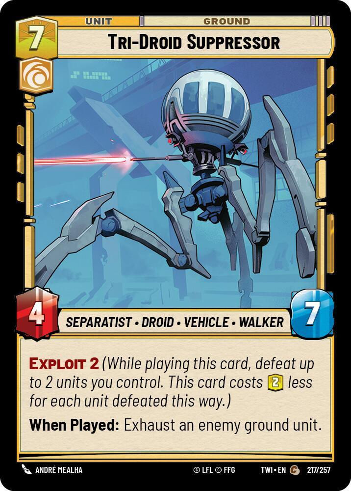 Tri-Droid Suppressor (TWI) (217/257) / Foil