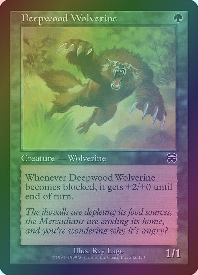 Deepwood Wolverine (MMQ) (242) / Foil