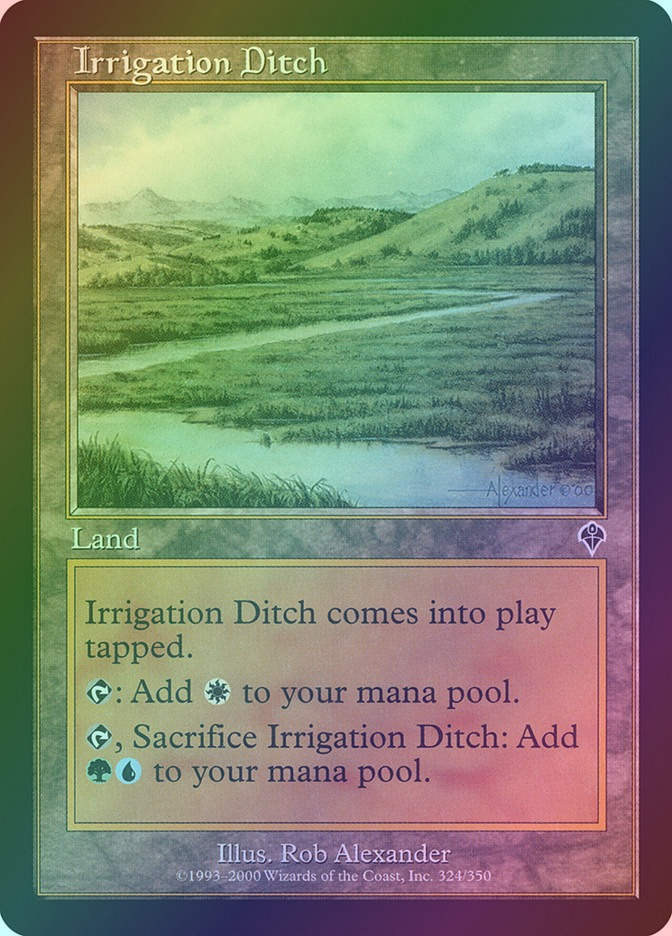 Irrigation Ditch (INV) (324) / Foil