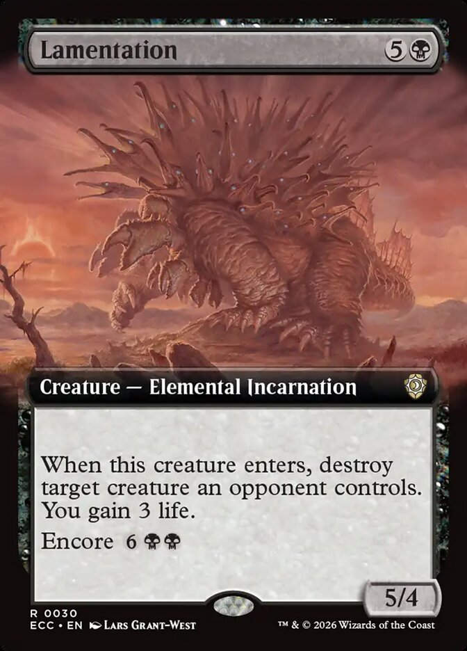 Lamentation (ECC) (30) / Extended Art
