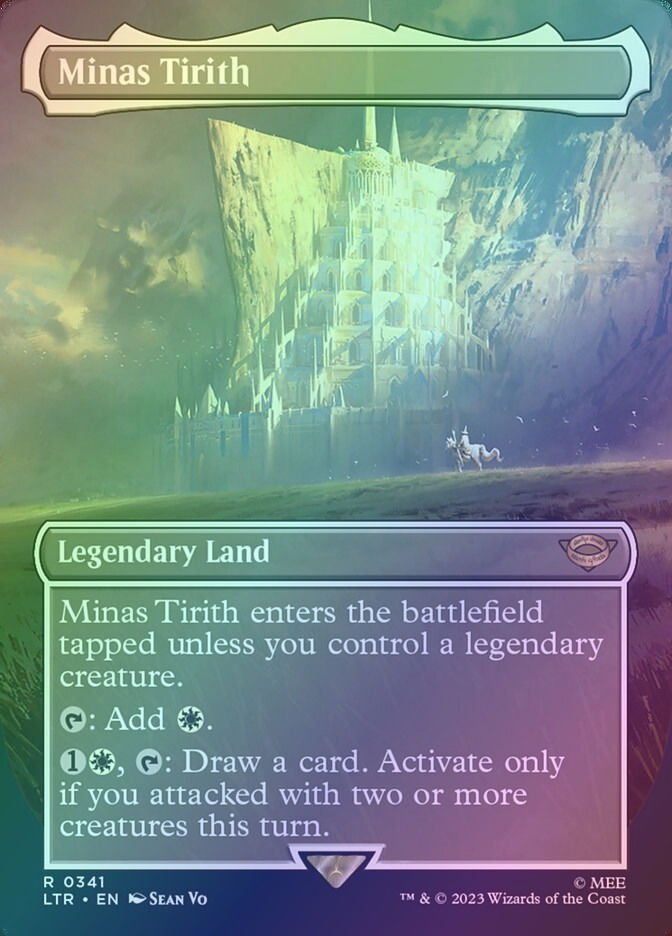 Minas Tirith (LTR) (341) / Borderless / Foil
