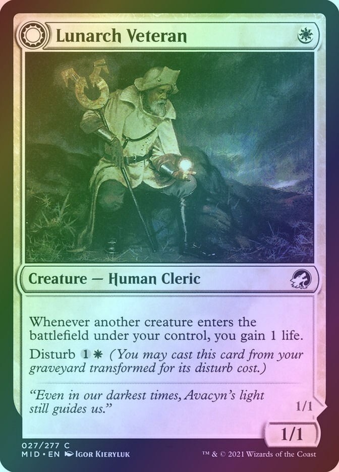Lunarch Veteran // Luminous Phantom (MID) (27) / Foil — cara 1 de 2