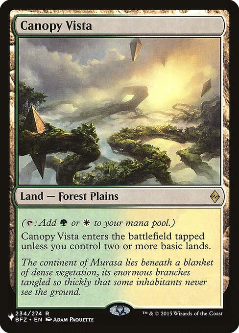 Canopy Vista (PLST) (BFZ-234)